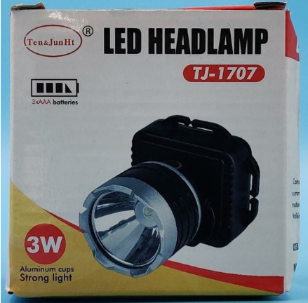 HEADLAMP LED TJ-1707 3W TEN & JUN HT