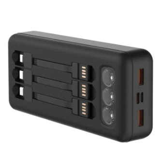 30000mAh Power Bank With Powerful LED Torch Fast charging Recrsi RE-PB 300