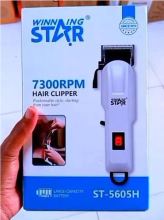 WINNING STAR Hair Clipper ST-5605H - 7300 RPM, Blue, Stainless Steel, 1 kg
