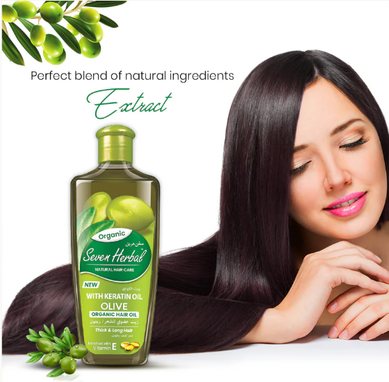 Olive Hair Oil with Keratin Oil (100ml)