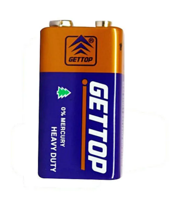 9V Battery Gettop Non-rechargeable