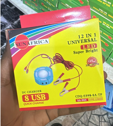 SUN AFRICA  12 IN 1 UNIVERSAL LED Super Bright