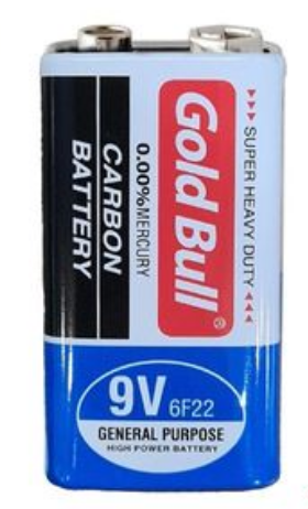 GOLD BULL 9V Battery (Shrink Wrapped)