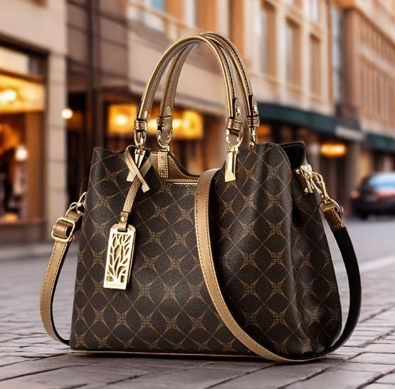 high-quality handbag made from genuine top-grain leather