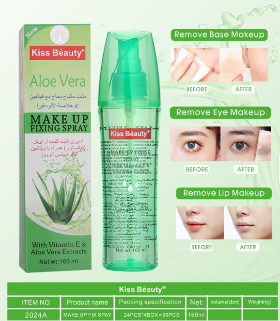 Kiss Beauty Makeup Fixing Spray with Vitamin E & Aloe Vera Extract