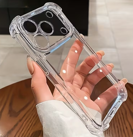 High-quality transparent reinforced protective case for iPhone