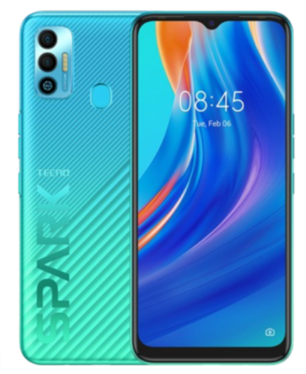 Tecno Spark 7 (Morpheus Blue, 2GB RAM, 32 GB Storage)