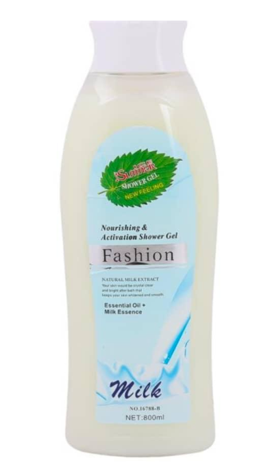 Fashion Nourishing & Activating Shower Gel with Natural Milk Extract and Essential Milk Essence, 800