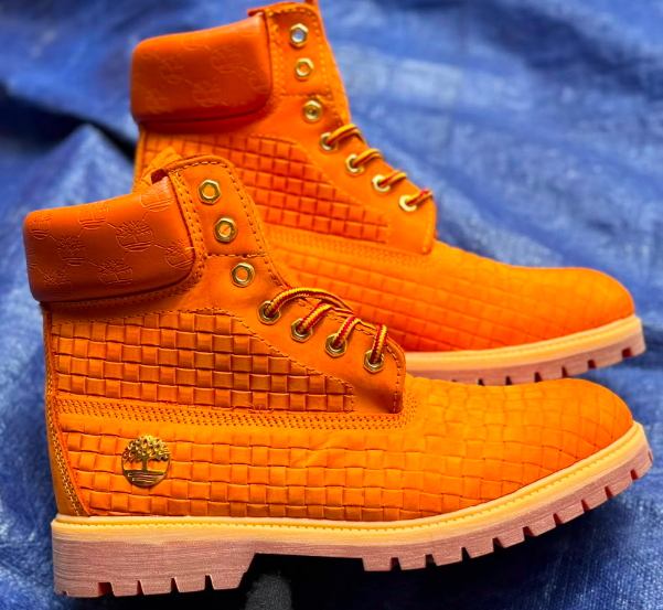 Timberland-Style Premium Woven High-Top Boots