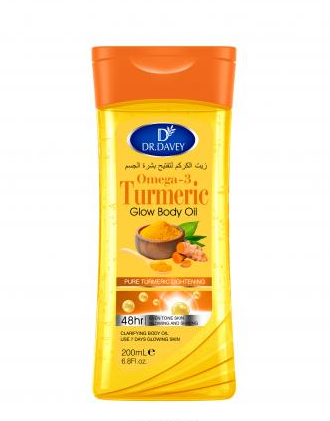Dr. Davey Omega-3 Turmeric Glow Body Oil – 200ml